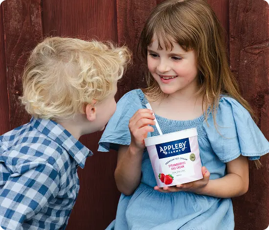 Kids enjoying icecream